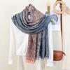 New Cashew Print Korean Scarf for Women's Outer Wear Decoration Travel Sun Protection Gradient Long Scarf Ethnic Style Beach Towel