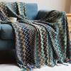 Boho Plaid Blanket Geometry Knit Blankets Ethnic Style Sofa Towel Cover Cloth Decor Throw Wall Hanging Siesta Blanket Tapestry