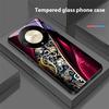 Jinmai Красно-фиолетовый Для Honor Magic 6 50 70 90 Lite X7b 200 Pro Nova 10 Nova 5T X6 P30 Pura 70 Ultra Чехол для телефона из закаленного стекла