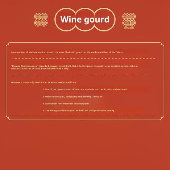 Бутылка для воды из тыквы для вина, вдохновленная Сунь Укуном, для путешествий в спортзале, традиционная