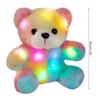 Glow Guards-oso de peluche de arcoíris con luz Musical, almohada de animales con luz LED, regalos de cumpleaños y vacaciones para niños