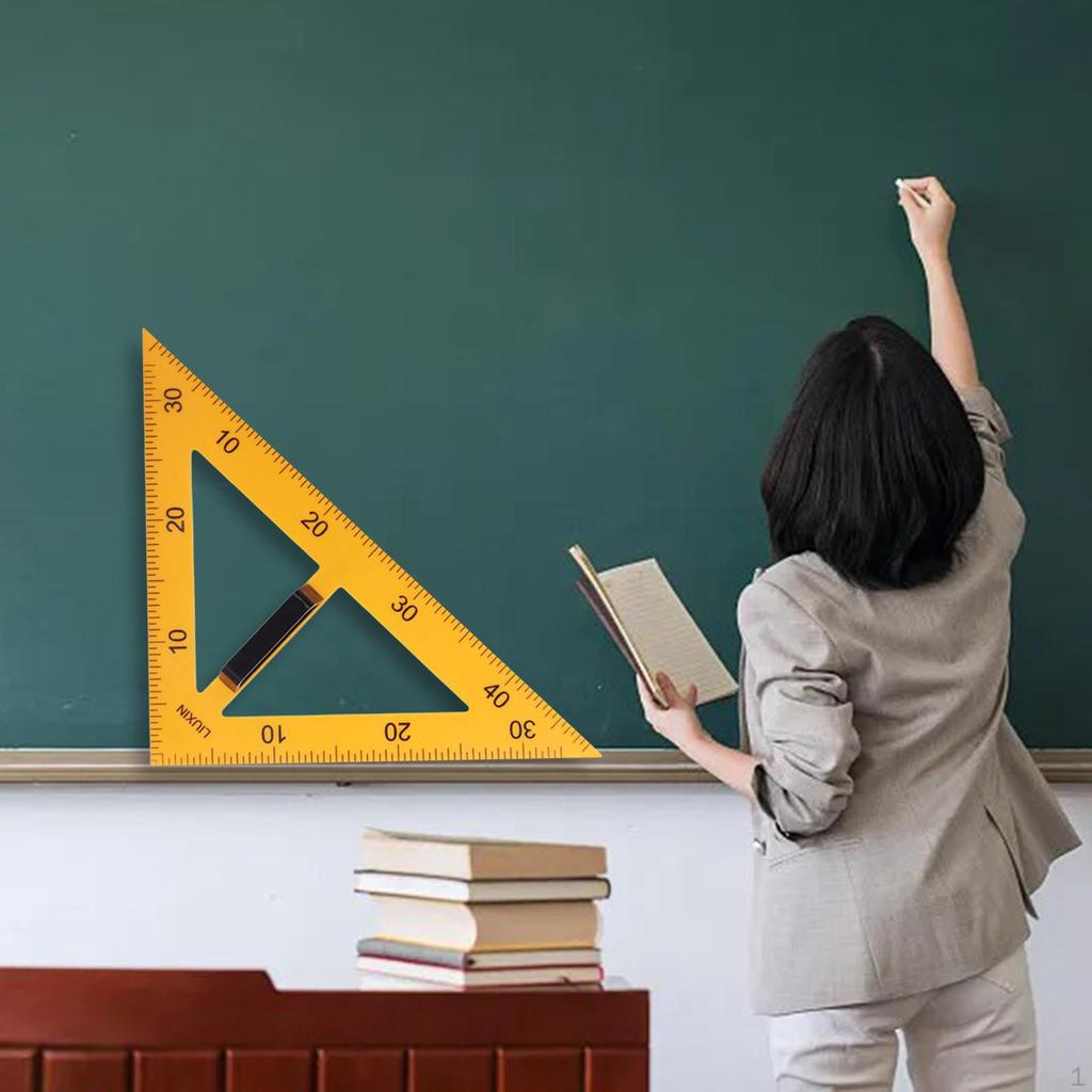Large Number Math Geometry Equipment Protractor Ruler Angle Measurement Teacher Aids Drawing