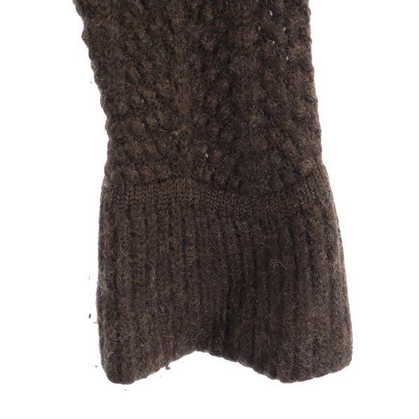 TOCCA 100% шерсть Вязаный кардиган с длинным рукавом M Коричневый Женский Б/У