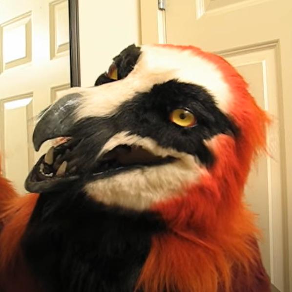 Eagle mask, eagle headgear, Halloween realistic animal mask, bulldog, parrot, old man, light-up headgear mask