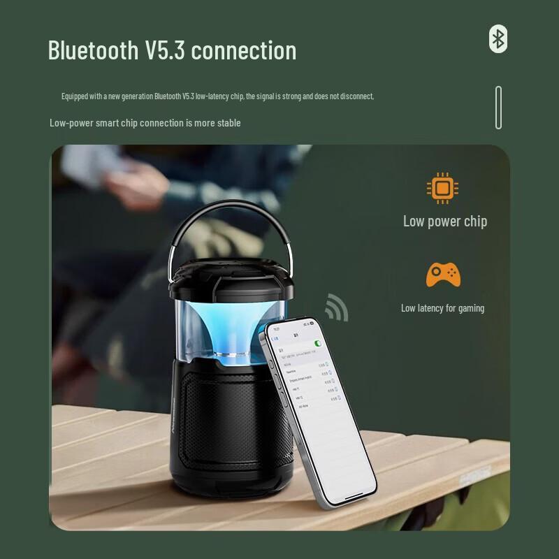Портативная уличная Bluetooth-колонка Newmine PBS006, штепсель CN (адаптер в комплекте) (Китайская версия)