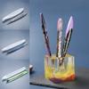 1PC Mould Transparent Casting Silicone Molds Craft Diy Ballpoint Pen UV Epoxy Resin Pen Holder 1pc