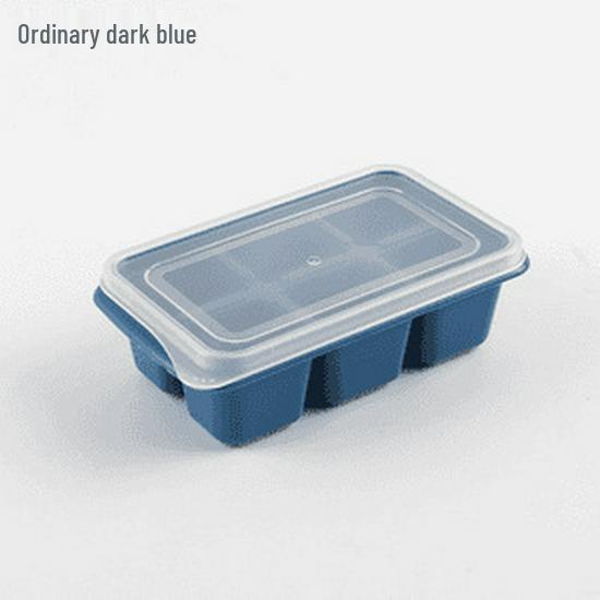 Силиконовые формы для ледяных шариков с крышкой, поднос с мягким дном на шесть отделений для дома