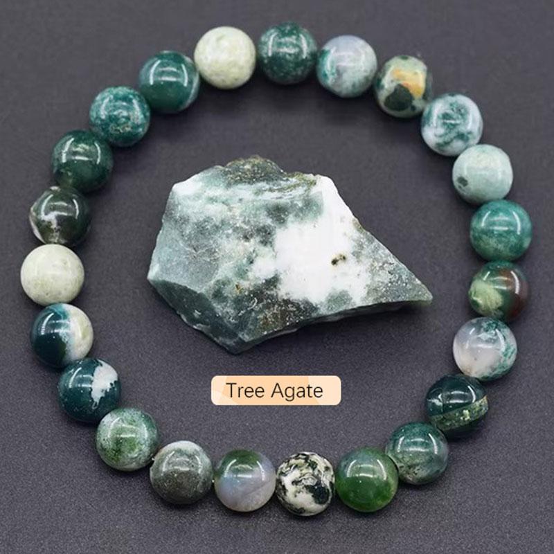 stone bracelet for women men trendy Blue Apatite beaded gemstone bracelets boss day scene employee appreciation gifts