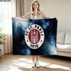 FC St. Pauli Print Flannel Blanket High Quality Warm Comfortable Cover for All Seasons Perfect for Gifts Home Decor