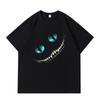 DTG Print Halloween Printed Men's and Women's T-shirts Summer Casual Versatile Fashion Brand American Loose Men's and Women's Tops
