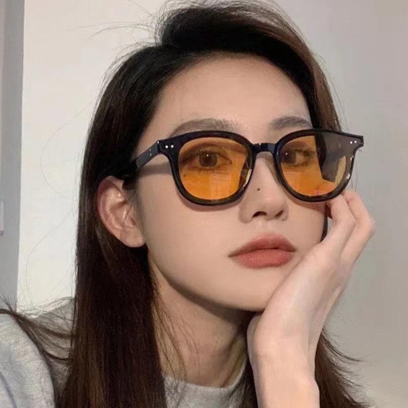 Солнцезащитные очки Солнцезащитные очки в маленькой оправе Jennie с солнцезащитными очками женские ретро коричневые очки