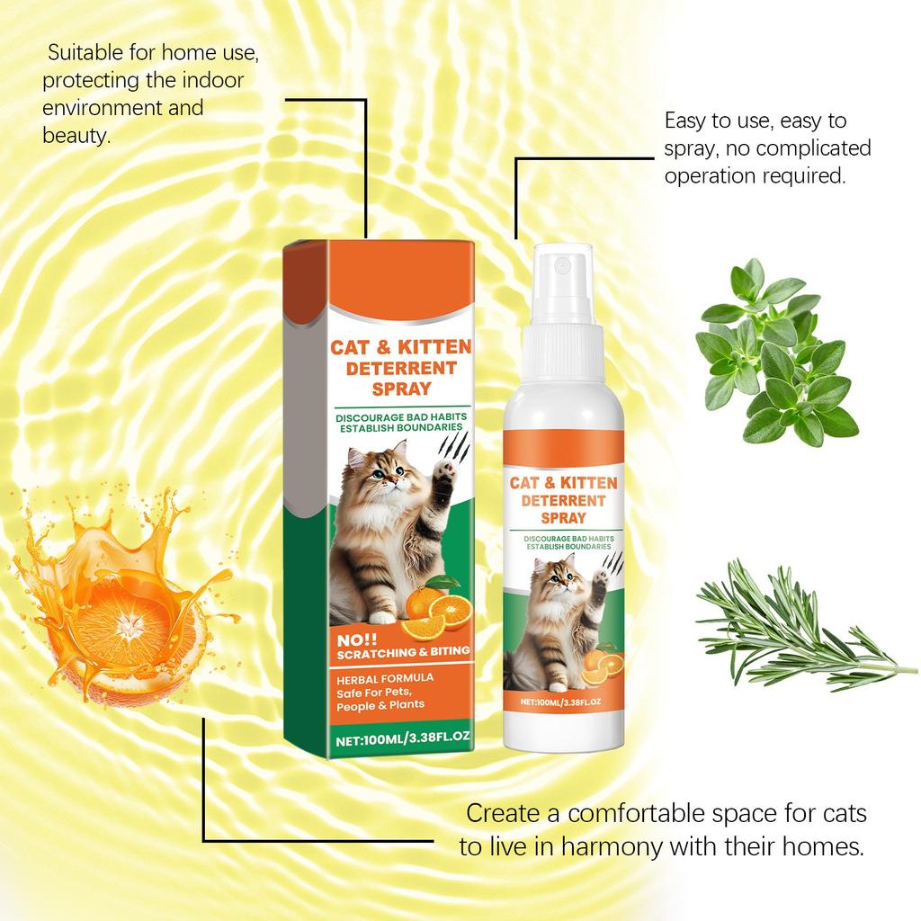 Care Spray Mild Ingredients Reduce Cat Scratching And Chewing Household Protective Spray 100ml