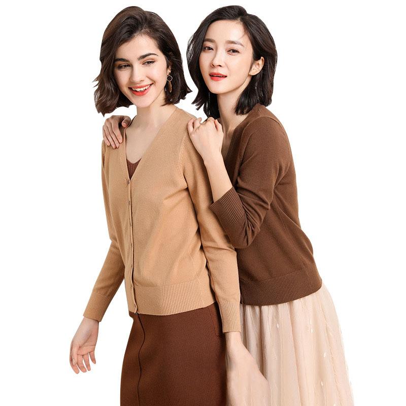 Женский свитер, однотонный вязаный кардиган с v-образным вырезом на пуговицах и длинными рукавами, верхнее пальто, теплое, большие размеры, большие размеры