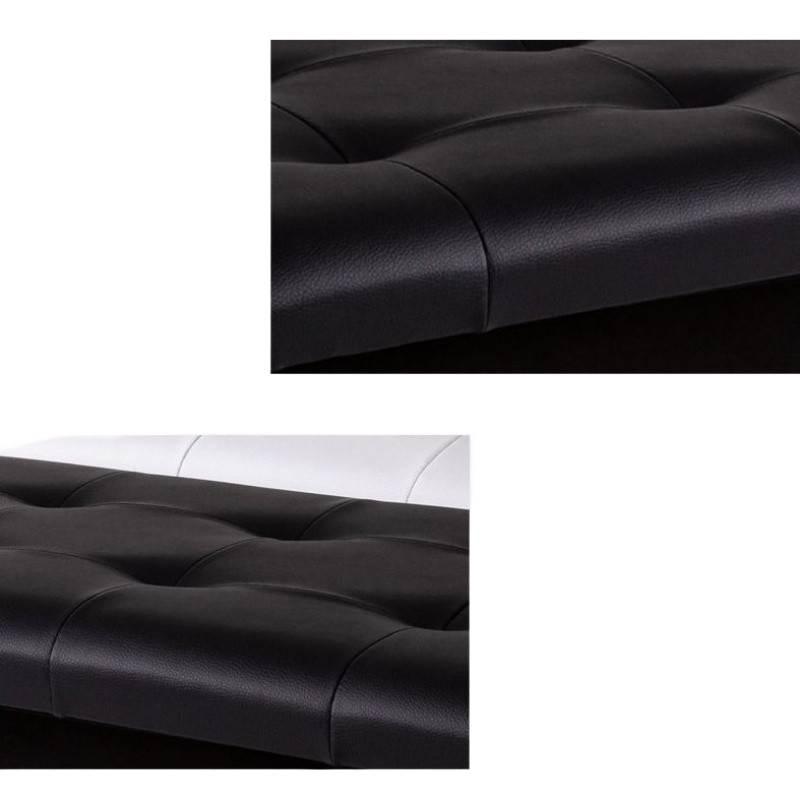 Регулируемый кожаный музыкальный стул с ящиком для хранения