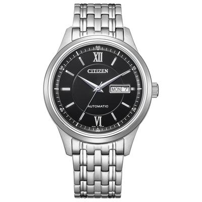 Citizen Silver Citizen Mechanical Водонепроницаемые NY4050-62E Мужские часы, Коллекция, Автоматические,