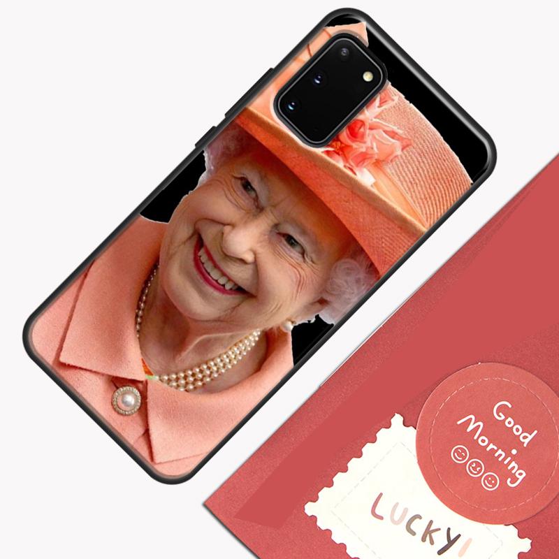 England Queen Elizabeth II Phone Case For Samsung Galaxy S24 S26 Ultra S20 S21 S22 S23 S25 Plus S10 S25 FE Cover Shell