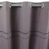 Plum Cotton Eyelet Curtain 150x250