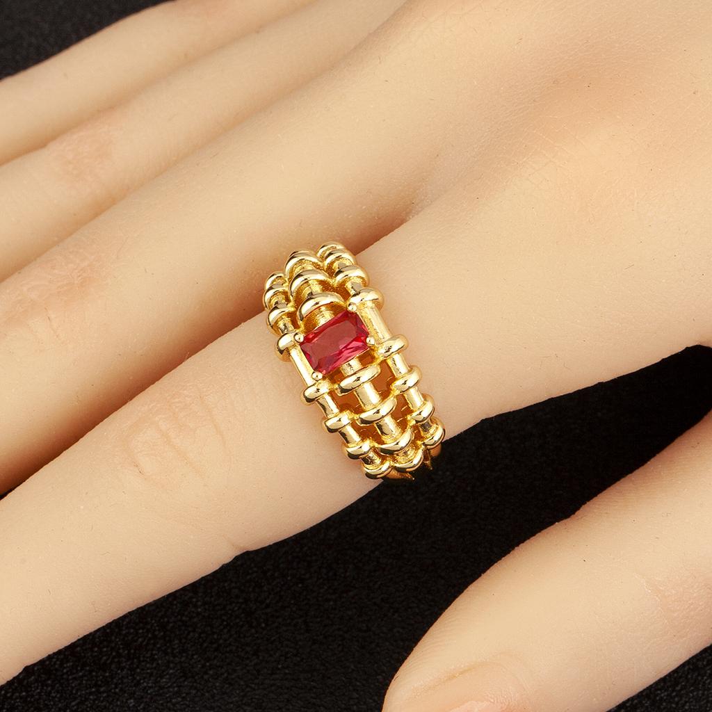 Nidin New Style Inlaid Colorful Zircon Multilayer Open Rings For Women Men Light Luxury Adjustable Finger Jewelry Wedding Gifts