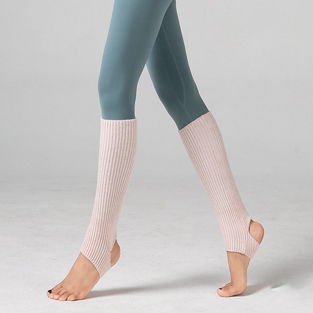 Long Section Latin Socks Foot Covers Ballet Knitted Socks Ballet Leg Warmers  Women Girls