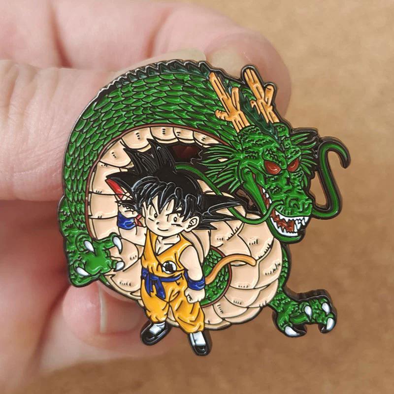 Аниме Dragon Ball Эмалевые значки Милые Гоку Веджета IV Пикколо Брошь Рюкзак Одежда Украшения Металлический значок Аксессуары Подарки