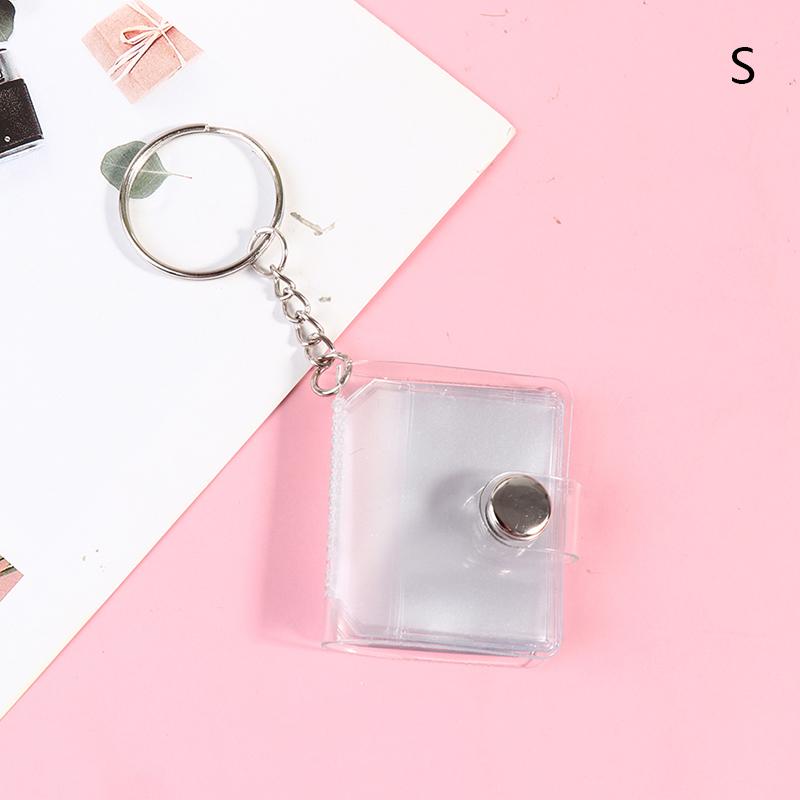 1/2 Inch Photo Album Pvc Sequins Name Card Holder 16 Pockets Mini Photo Holds