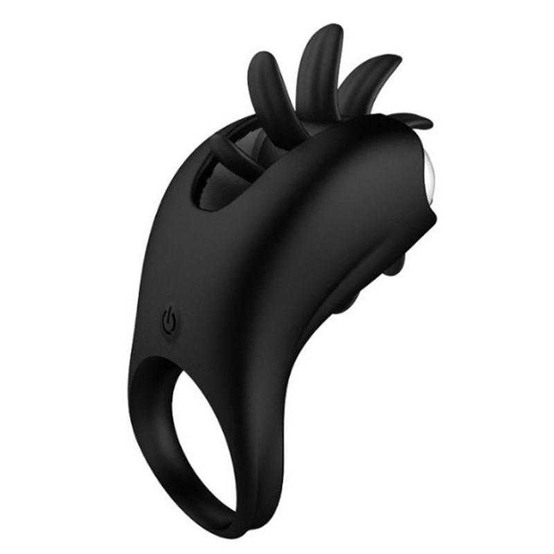 Вращение Оральный Вибратор Для Лизания Языка Влагалище Клитор Стимулирует Секс-Игрушки Для Пар Флирт Пенис Вибратор Кольцо