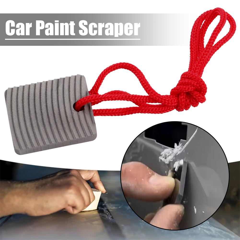 Инструмент для удаления подтеков автомобильной краски, Скребок для краски, Инструмент для полировки автомобиля, Точечный ремонт, Супертвердый, Удаляет подтеки, Лезвие для распыляемой краски, Скребок для автомобильной краски