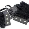Black Elastic Cummerbunds PU Leather Waist Corset Elegant Wide Belt  Girl