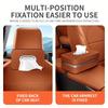 Car Leather Tissue Box With A Simple And High-End Feel, Car Seat Back Armrest Box, Multi-Functional Hanging Tissue Storage Box