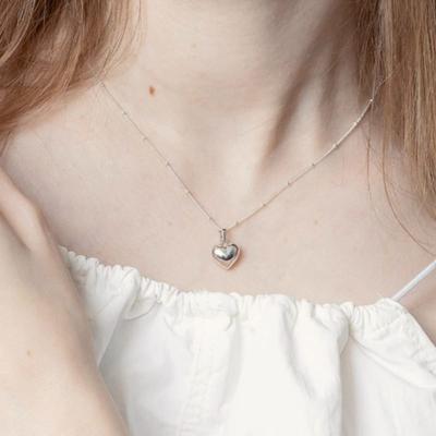 Серебряное ожерелье LILYKORI с шариком в форме сердца 925 пробы