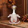 Decorative Goose Costume for Garden Ornaments Thanksgiving Porch Outfits 23" Statue, Fall Maple Leaf Statue Transformation Suits Pumpkin Clothes,