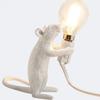 Modern Resin Animal Rat Night Lights Nordic Small Mini Mouse Cute LED Table Lamps Home Decor Desk Lamp Bedside Lighting Fixtures
