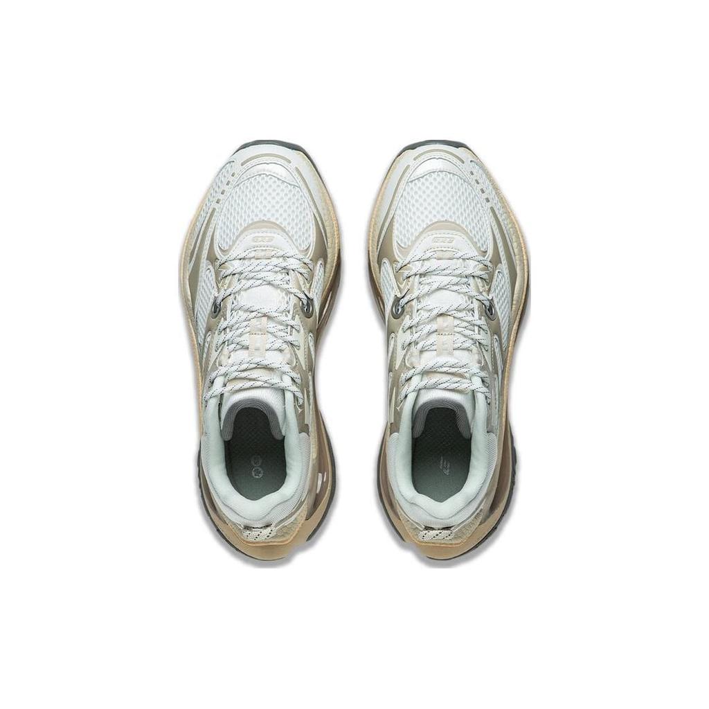 Li Ning Exceed Infinity Износостойкие Дышащие Низкие Спортивные Повседневные Кроссовки Мужские Белый Серый AZGT003-2