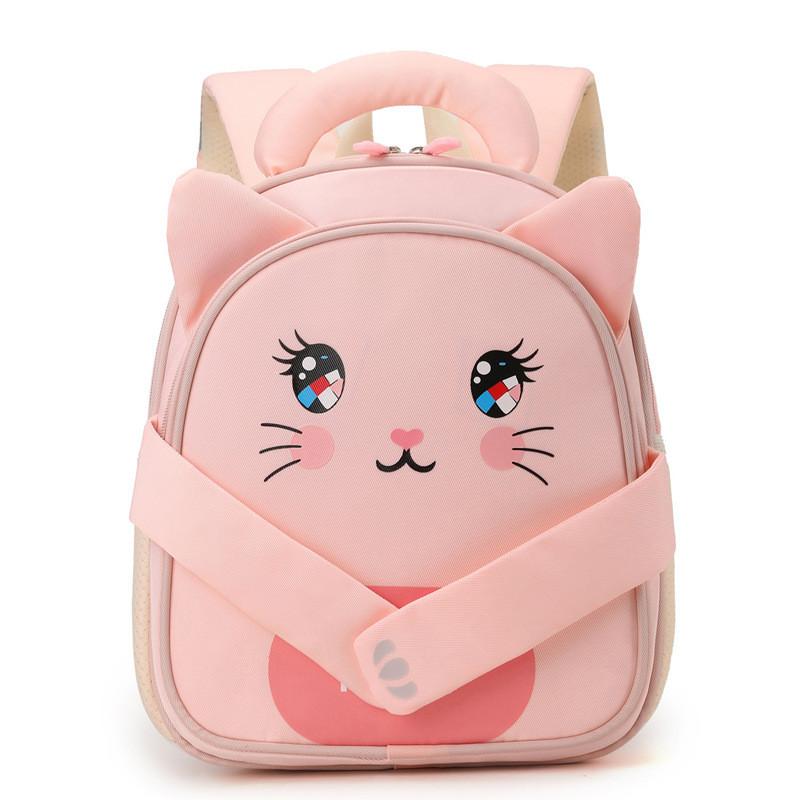 Childrens Cartoon Backpack With Tiger Design For School Use Kids Nylon