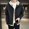 Повседневная куртка мужская красивая универсальная молодежная повседневная мужская куртка с капюшоном весенне-осенняя трендовая одежда