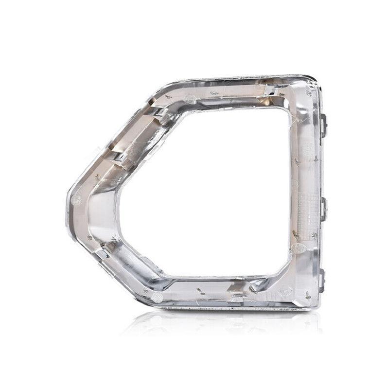 84176752 Right Front Fog Light Outer Bezel Cover Trim Fit For GMC Sierra 1500 Denali SLT AT4    Silver