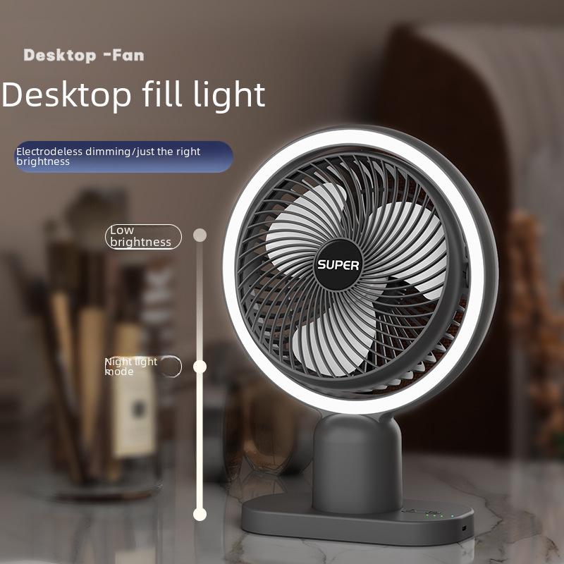 Compact USB Desktop Fan: Portable, High-Power Circulation for Home and Office