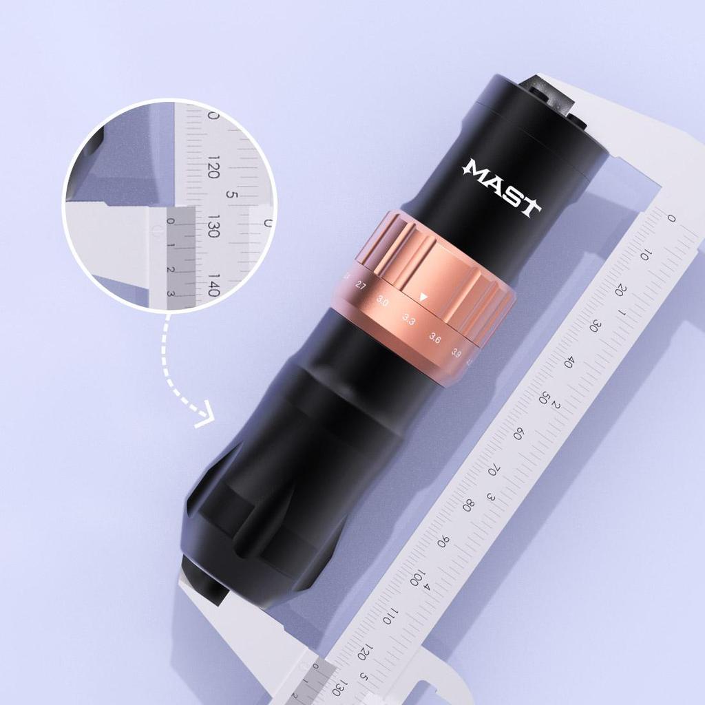 Mast Tattoo Fold2 Wireless Tattoo Pen , 7 Strokes Length  Choose Digital Voltage Display for Studio Artists