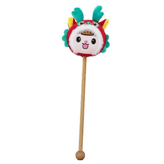 Плюшевая игрушка, длинная деревянная палочка, ручной массажный молоток для спины, мягкие милые мягкие игрушки, кукла