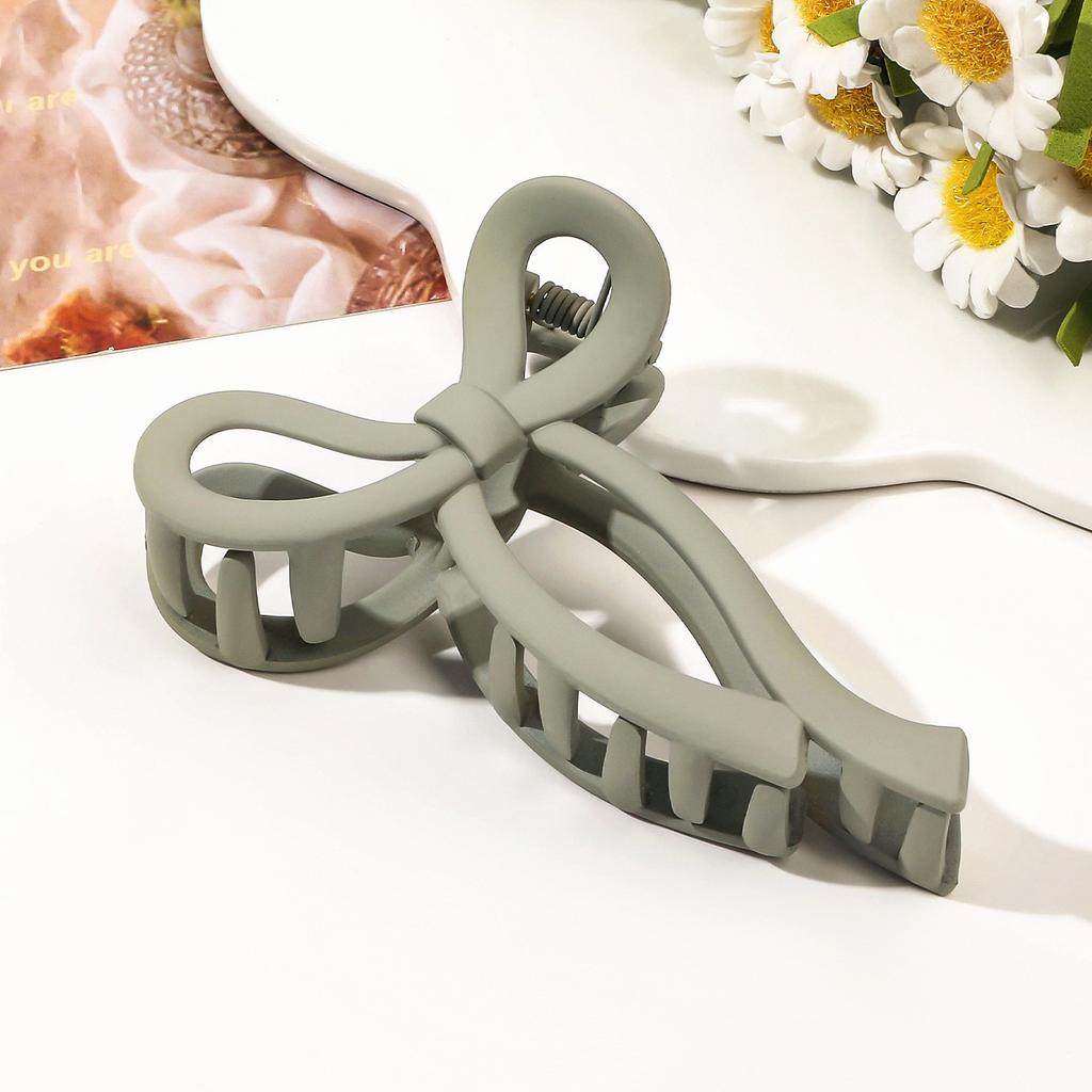 Полая бабочка большая элегантная заколка для волос простая задняя часть головы высокая прическа коготь акула заколка для волос головной убор