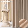 1 шт. NAPEARL 70-80% затемняющие несколько однотонных окрашенных штор для гостиной, спальни, мягкая занавеска, домашний декор