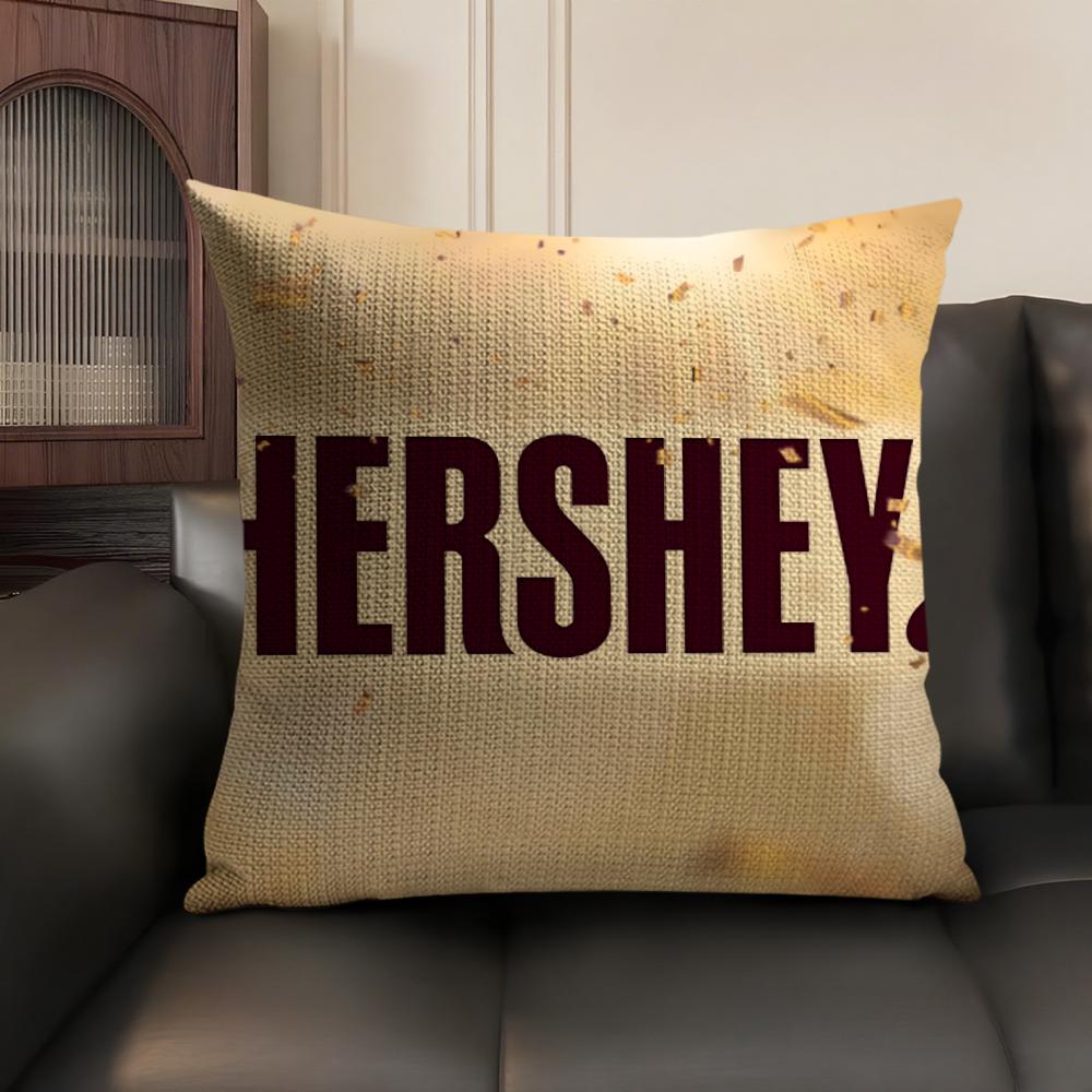 Сладкая Еда Аниме H-Hersheys Наволочка Двусторонняя Печать Короткий Плюш Подушка-Подушка для Дивана Спальня Прикроватная Подушка