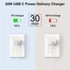 1-2 Set 2024 NEW PD 20W Fast Charger Set For iPhone 16 15 Pro Max Plus USB C To Type-C 3.3 Ft Cable Fast Charging Accessorie