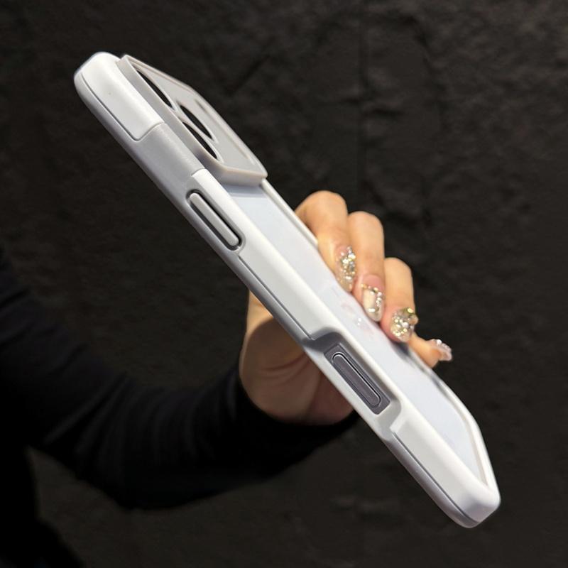 Роскошный чехол-бампер контрастного цвета для iPhone 14 15 16 Plus 17 Pro Max Air с защитой камеры и теплоотводом