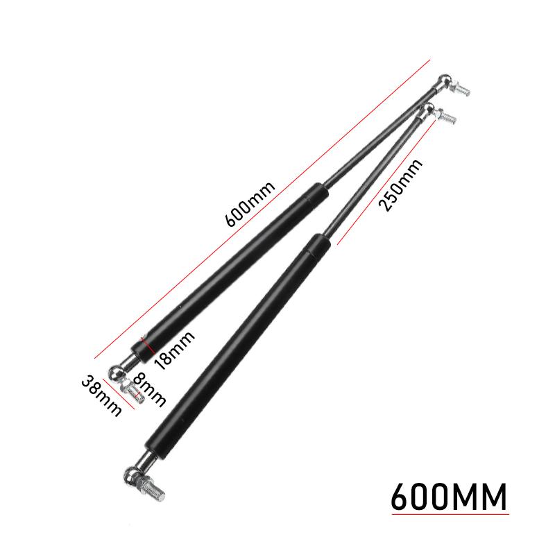 2 шт. универсальные 300 Н газовые пружины опорные стержни используются для поддержки передней крышки клапана капота двигателя заднего багажника автомобиля