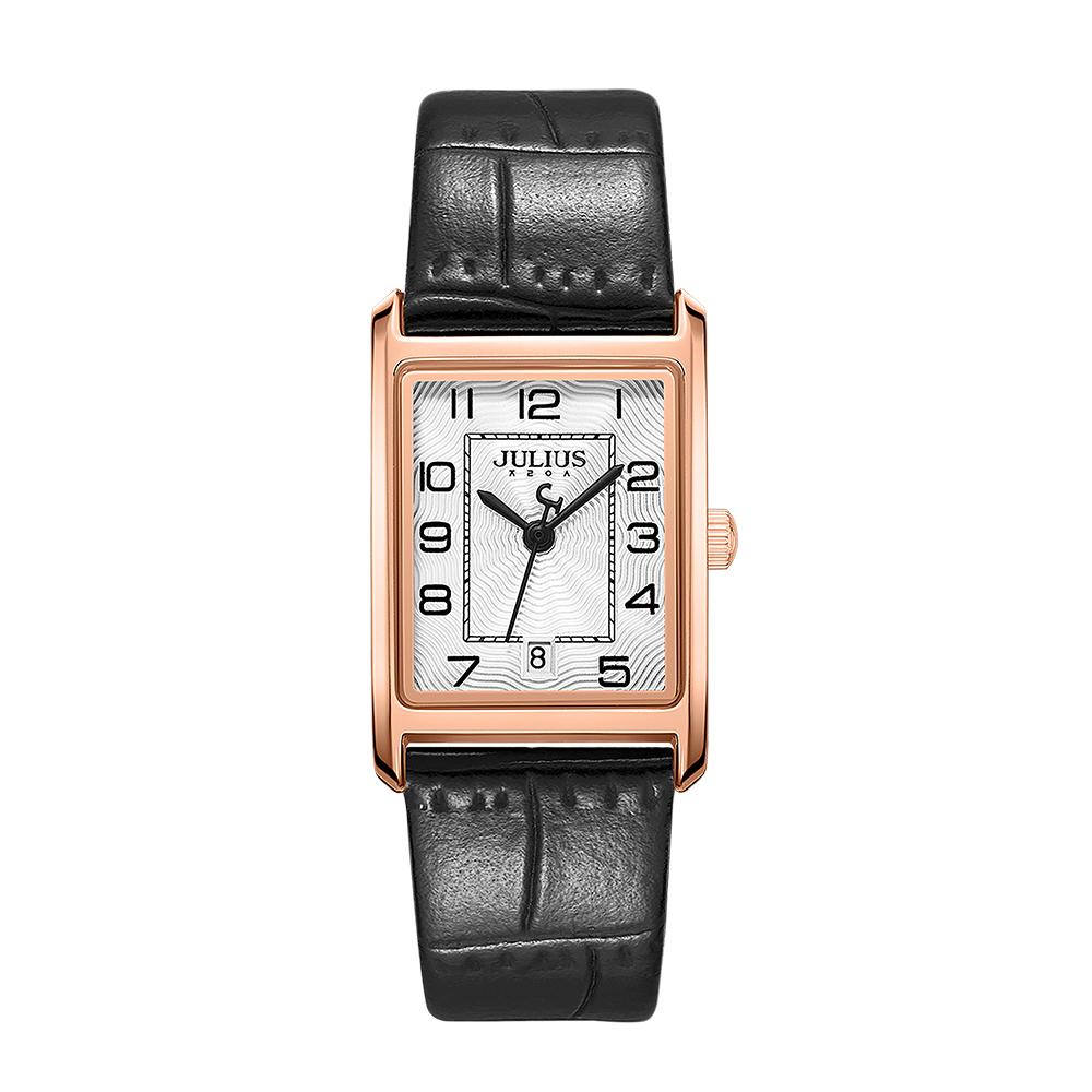 Jyullieoseu Ja-1494M Квадратные Мужские Кожаные Часы
