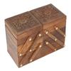 Wooden Jewellery Box for Women Jewel Organizer Hand Carved Carvings, Gift Items