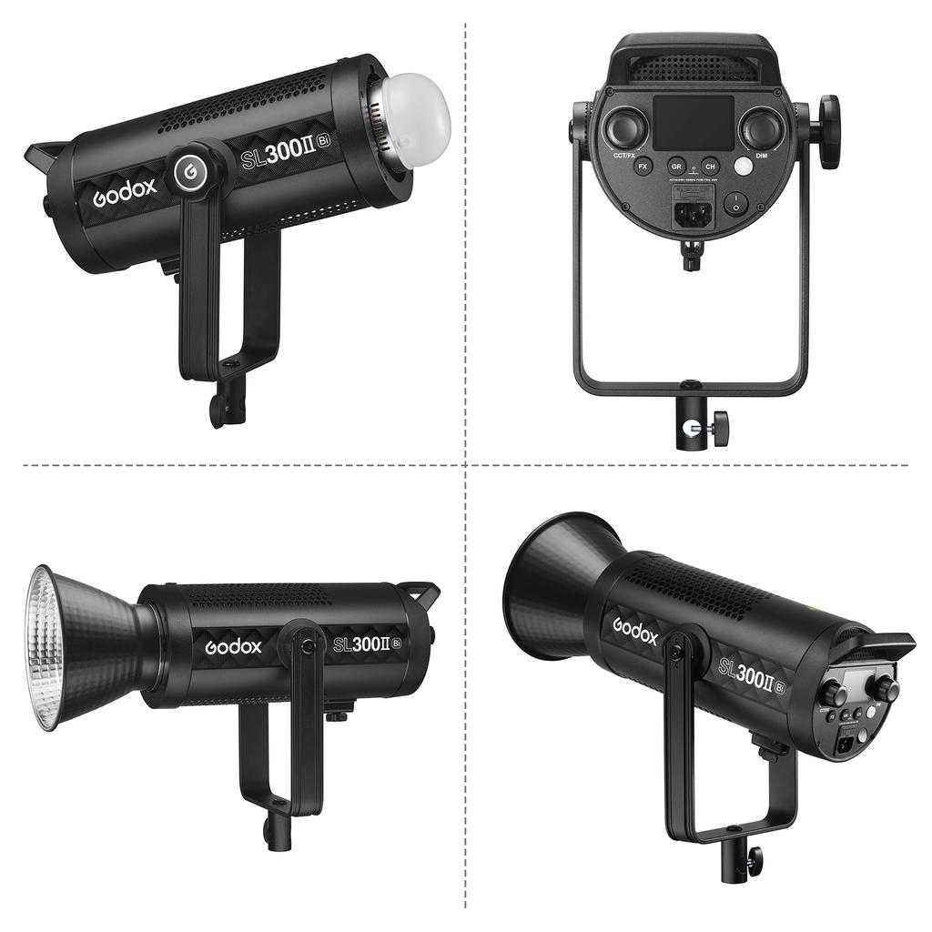 Godox SL300IIBi Studio Светодиодный светильник для видеосъемки, 320 Вт, мощный светильник для фотосъемки, 2800K6500K, с регулируемой яркостью 9 FX