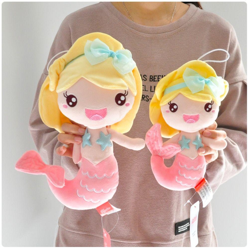 Present Mermaid Plush Dolls Princess Style Plush Toy Wedding Party Decor Mermaid Stuffed Toy