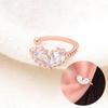14Kgp Rose Gold Cubic Heart Ear Cuff (S8539067)